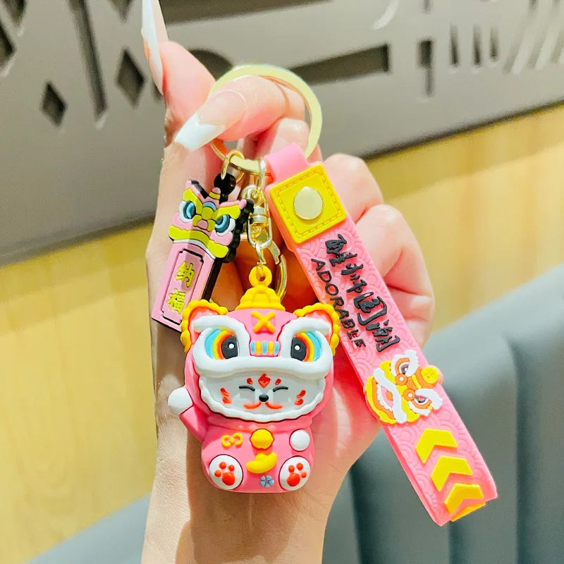 China-Chic Xingshi Zhaocai Cat Key Chain
