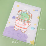 Cartoon Jewelry Storage Book Transparent Dustproof Display Bags