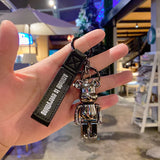 Bear Doll Acrylic Keychain Schoolbag Pendant Bag Ornament Car Keychain Gift