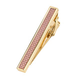 Geometric Carved Tie Clip for Men's Suit Shirt