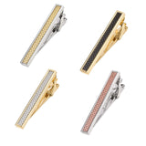 Geometric Carved Tie Clip for Men's Suit Shirt