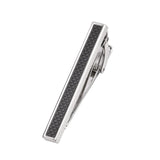 Geometric Carved Tie Clip for Men's Suit Shirt