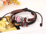 Casual Women Crystal Beads Bracelet Wrap Vintage Multi-layer
