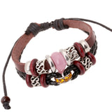 Casual Women Crystal Beads Bracelet Wrap Vintage Multi-layer