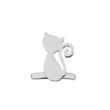 Cat Box Cufflinks for Men Women Shirt Sleeve Buckle Clasp Wrist Clip
