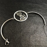 Cat Crystal Stainless Steel Bracelet