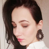 Crystal Earrings Long Bohemian Statement Jewelry Oorbellen