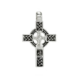 Celtic Knot Cross Pendant Necklace Norse Viking Stainless Steel Gift