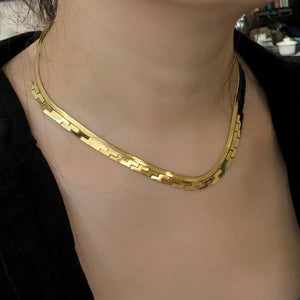 Stainless Steel Snake Choker Necklace for Women