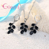 925 Sterling Silver Women Jewelry Sets Pretty For Female Partner