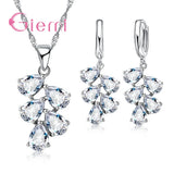 925 Sterling Silver Women Jewelry Sets Pretty For Female Partner