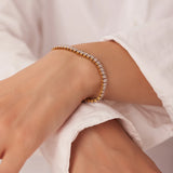 Crystal Zircon Adjustable Charm Bracelet Jewelry for Women