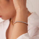 Crystal Zircon Adjustable Charm Bracelet Jewelry for Women