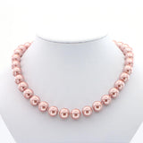 12mm Shell Pearl Beads Necklace Magnet Clasp Christmas Gift AAA