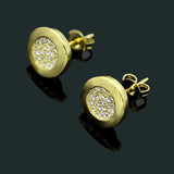 Charm Zircon Stainless Steel Earrings Gift