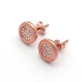 Charm Zircon Stainless Steel Earrings Gift