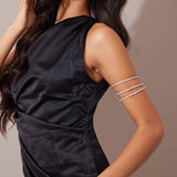 Charm Multi-layer Bracelet Cuff for Women Arm Chain Crystals Accessories
