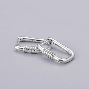 925 Sterling Silver Minimalist Zircon Stud Earrings