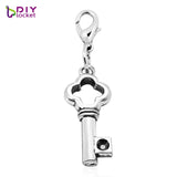 20PCS Key dangles for charm locket with Lobster clasp