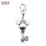 20PCS Key Dangles for Floating Charm Locket LSFE26*20