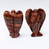 Angel Shape Rainbow Stone Ornaments For Home Decor Gift