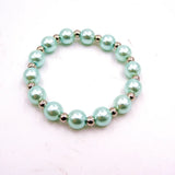Child Girls Flag Star Beads Bracelet 2pcs