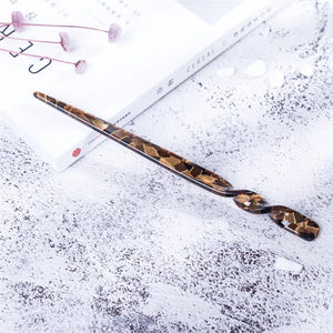 Chinese Style Hair Sticks Vintage Acetate Women Hairpins Hair Clips Pins Wedding