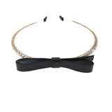 Crystal Rhinestone Flower Headband Metal Hair Band Girl Headwear