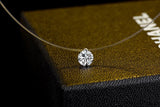 Invisible Fish Line Crystal Necklace - Women Fashion Clavicle Chain