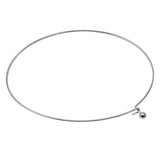 Silver Dot Style Choker Necklace for Men/Women
