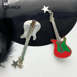 Christmas Guitar Keyring Bag Charm Y2k Pendant Keychains