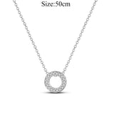 Chunky Infinity Knot Pendant Necklace 925 Silver Snake Chain Collar O Pendant