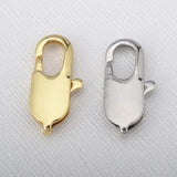 Silver Open Jump Hook Lobster Clasps for DIY Chain Bracelet Necklace Making