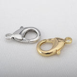 Silver Open Jump Hook Lobster Clasps for DIY Chain Bracelet Necklace Making