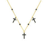 Classic Cross Necklace Woman Personality Jewelry Halloween Gift