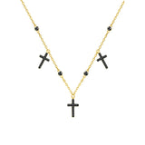 Classic Cross Necklace Woman Personality Jewelry Halloween Gift