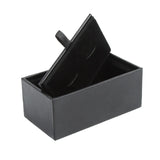 Men's Leather Cufflinks Storage Case