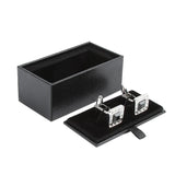 Men's Leather Cufflinks Storage Case