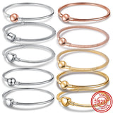 Heart Snake Chain Charms Bracelet for Women Jewelry