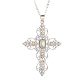 Bohemian Cut Out Diamond Necklace Collar Chain
