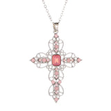 Bohemian Cut Out Diamond Necklace Collar Chain