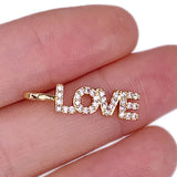 Classic Love Name Necklace Pendant High Jewelry Micro Inset Zircon