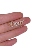 Classic Love Name Necklace Pendant High Jewelry Micro Inset Zircon