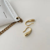 Teardrop Dangle Earrings 925 Sterling Silver for Women