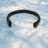 Classic Punk Men's Braided Leather Bracelet with Metal Buckle