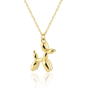 Stainless Steel Puppy Pendant Necklace Love Jewelry