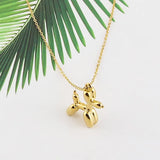 Stainless Steel Puppy Pendant Necklace Love Jewelry