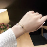 Classic Starry Sky Moon Pendant Bracelet for Woman