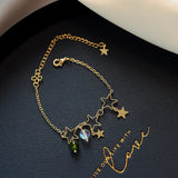 Classic Starry Sky Moon Pendant Bracelet for Woman