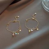 Classic Starry Sky Moon Pendant Bracelet for Woman